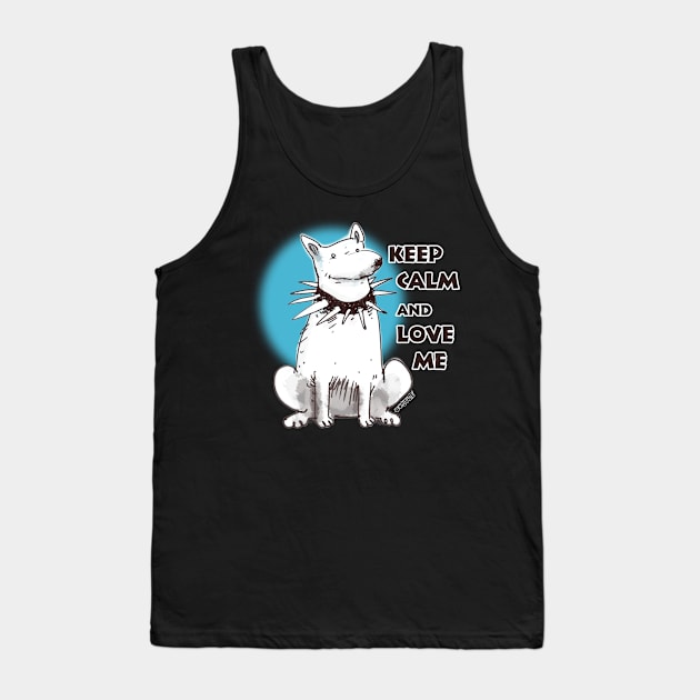 keep calm and love me Tank Top by anticute